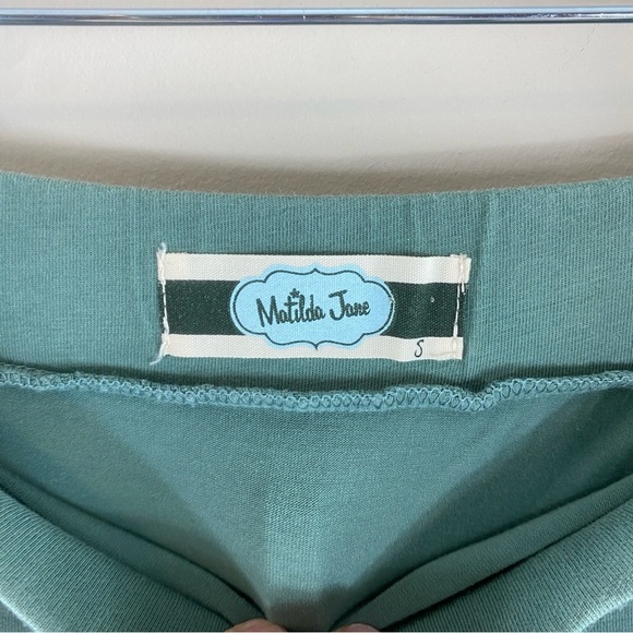 Matilda Jane Blue Boho Floral Midi A-Line Skirt with Tiered Design Sz S - Picture 4 of 10